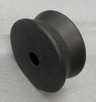 Hjul ø100x43mm, hul 19mm