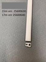 Sail track, track only,   17 meters, for Hi-Low reefer.