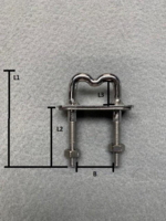 Røstjern 8x50mm dobbel 8°